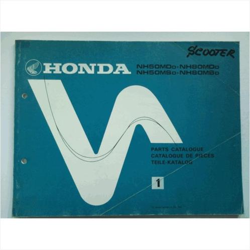 Honda NH50MD NH50MS NH80MD NH80MS Onderdelenboek 1982 #3 Eng, Livres, Autos | Livres, Utilisé, Honda, Enlèvement ou Envoi