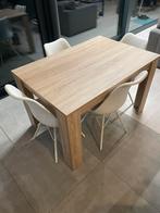 Table pour 4 personnes avec 4 chaises, Maison & Meubles, Tables | Tables à manger, Enlèvement, Comme neuf