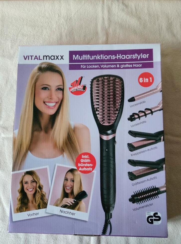 Brosse à cheveux chauffante et ses accessoires, Handtassen en Accessoires, Uiterlijk | Haarverzorging, Nieuw, Kam of Borstel, Verzenden