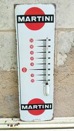 emaille thermometer MARTINI 1958, Ophalen of Verzenden, Gebruikt, Reclamebord
