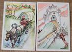2 oude verzamelprenten: Reinaert De Vos (Victoria), Ophalen of Verzenden, Gebruikt