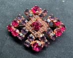 Bijoux de Fantaisie - Broche Vintage Années 1960, Bijoux, Sacs & Beauté, Bijoux anciens, Enlèvement ou Envoi, Autres matériaux