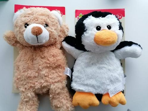 Warmteknuffeldier (pinguin of beertje)    prijs per stuk, Kinderen en Baby's, Overige Kinderen en Baby's, Nieuw, Ophalen of Verzenden