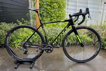 Scott Addict CX carbon gravel cyclcocross, 52 54 goede staat