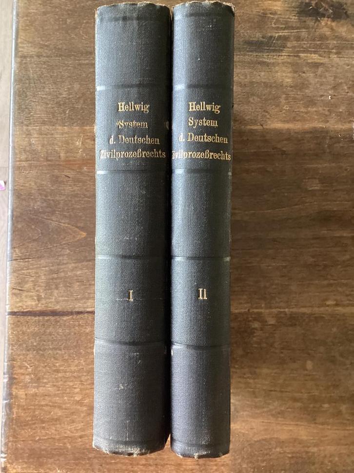 System des deutschen Zivilprozessrechts - Dr. Konrad Hellwig, Boeken, Politiek en Maatschappij, Gelezen, Juridisch en Recht, Ophalen of Verzenden