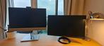 Monitor Scherm 24" (2 stuks), Computers en Software, Monitoren, Ophalen, Hp, IPS, Full HD