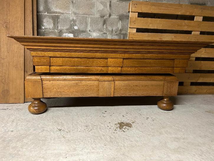 Kast in licht eiken, toogkast (Zemst), Huis en Inrichting, Kasten | Dressoirs, Gebruikt, 150 tot 200 cm, 50 tot 75 cm, Met lade(s)