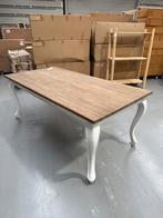 Teakhoute tafel 200cm op 100cm, Huis en Inrichting, Tafels | Eettafels, Ophalen, Zo goed als nieuw