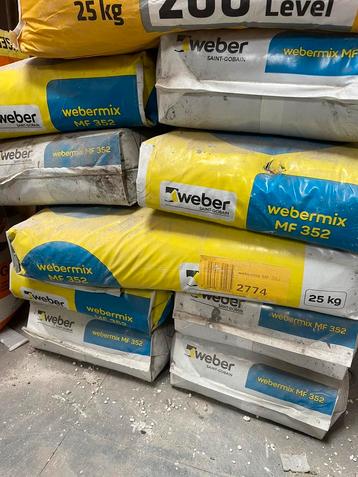 Webermix MF252 code couleur 2774. 10x25kg, Enlèvement ou Envoi, Comme neuf