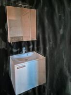 Lavabo's met spiegelkast, verlichting, kraan, siphon, Ophalen, Spiegelkast