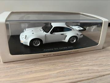 Porsche 911 Carrera RSR 1975 wit Passion drive Spark 1:43 beschikbaar voor biedingen