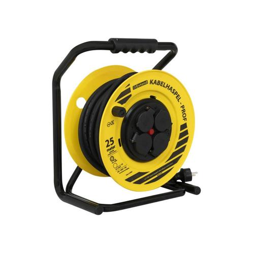 Kabelhaspel Prof 25 meter neopreen (3x1,5mm2), Auto diversen, Overige Auto diversen, Verzenden