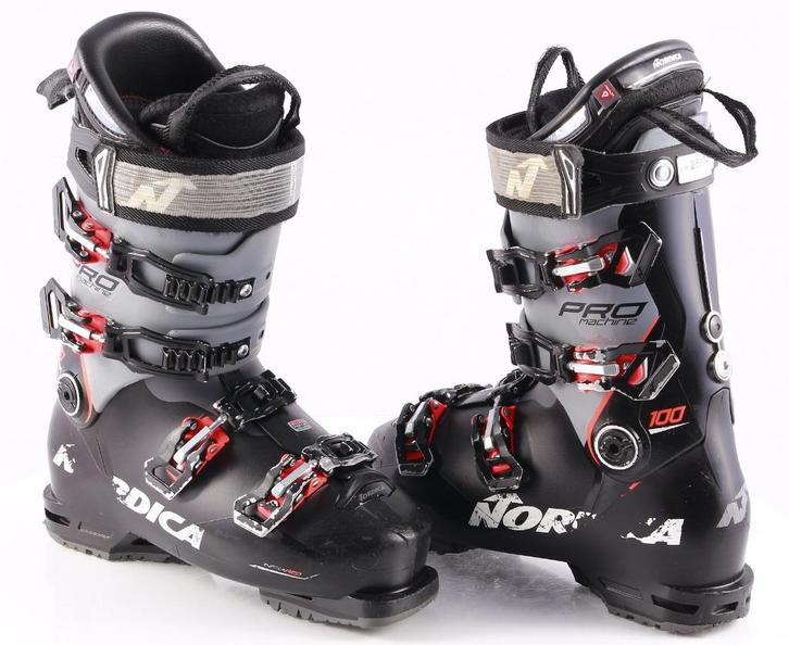 40,5 41 EU skischoenen NORDICA PRO MACHINE 100, Sport en Fitness, Skiën en Langlaufen, Gebruikt, Schoenen, Ski, Nordica, Carve