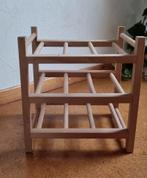 Houten flessenrek, Enlèvement