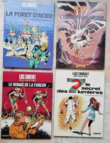 4 albums de Luc Orient (e.o). beschikbaar voor biedingen