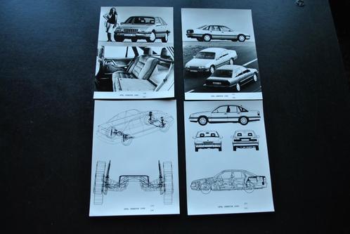 OPEL SENATOR 1988 4 Photos originales presse foto press, Collections, Marques automobiles, Motos & Formules 1, Enlèvement ou Envoi