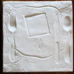 R.Raveel porseleinen bord 28 x 28 x 1.5 cm, Antiek en Kunst, Ophalen of Verzenden
