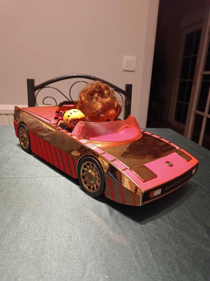 Converteerbare coupéauto met zwembad en LOL-dansvloer, Kinderen en Baby's, Speelgoed | Poppen, Gebruikt, Barbie, Ophalen of Verzenden