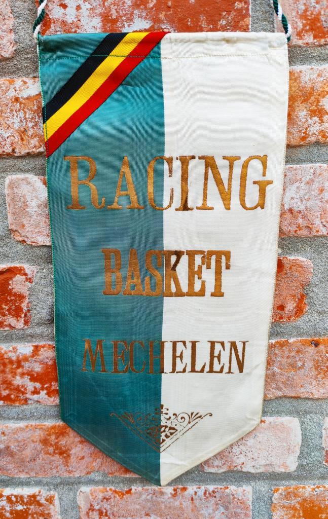 1970s Racing Basket Mechelen vintage wimpel vaantje vaandel, Huis en Inrichting, Woonaccessoires | Tekstborden en Spreuken, Ophalen of Verzenden