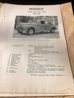 Peugeot 203, Ophalen of Verzenden