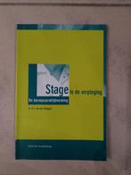 Studieboek 'Stage in de verpleging', Ophalen of Verzenden, Nieuw, Hoger Onderwijs, H.J. van der Bruggen