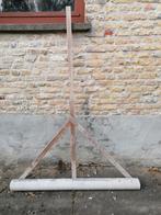 Zelfgemaakte egaliseer- & sleepbalk, Ophalen