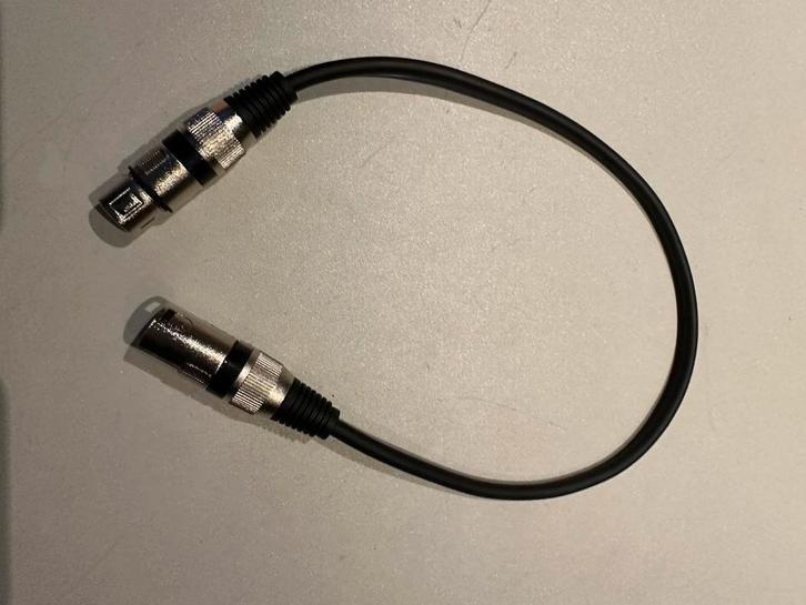 Omnitronic 30220400 XLR-stekker 3p- male - female - 50cm, Audio, Tv en Foto, Audiokabels en Televisiekabels, Zo goed als nieuw