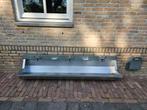 wasbak/wastrog/spoelbak Intersan Inox 1.80 m 3 mengkranen, Doe-het-zelf en Bouw, Ophalen, Zo goed als nieuw, Inox, Wastafel