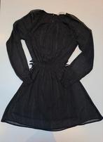 Robe noire à manches longues en fil à paillettes Mt 158, Enfants & Bébés, Robe ou Jupe, Enlèvement ou Envoi, H&M, Comme neuf