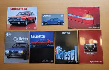 alfa romeo GIULIETTA folders beschikbaar voor biedingen