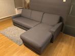 Grijze L-zetel, Huis en Inrichting, Ophalen, Zo goed als nieuw