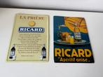 2 RICARD-borden (20/14 cm), Verzamelen, Ophalen of Verzenden, Zo goed als nieuw