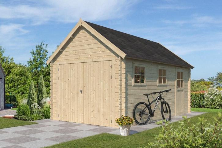 NIEUW Houten garage 3611, Hobby en Vrije tijd, Overige Hobby en Vrije tijd, Nieuw, Verzenden