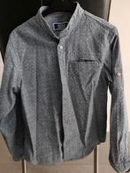 Hemd Jack & Jones 140 blauw met blauwe bolletjes, Overhemd of Blouse, Ophalen of Verzenden, Zo goed als nieuw, Jongen