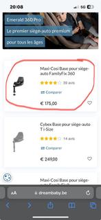 Je vends deux base iso fixe 360, Enfants & Bébés, Enlèvement ou Envoi