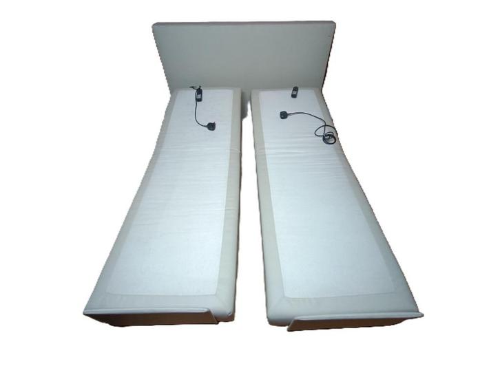 MOET WEG Bedbox Atlantis Luxe lederlook 140 op 200 Duo, Huis en Inrichting, Slaapkamer | Bedden, Gebruikt, Tweepersoons, 140 cm