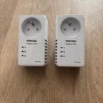 Kit CPL Topcom Powerlan 6420 – 200 Mbps (x2 adaptateurs), Computers en Software, Ophalen, Gebruikt