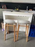 2 tabourets de bar Normann Copenhagen  – modele “Form”, Huis en Inrichting, Ophalen, Met voetsteun, 60 tot 90 cm, Zo goed als nieuw
