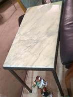 Vintage design bijzettafel marmer, Huis en Inrichting, Tafels | Bijzettafels, Ophalen of Verzenden