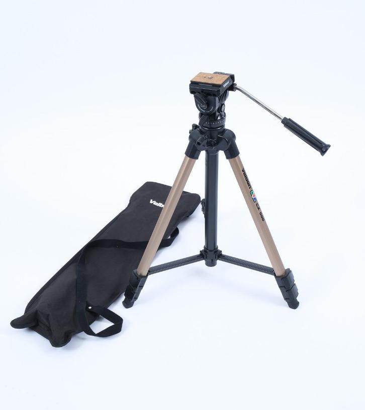 Videostatief Velbon CX 686, Audio, Tv en Foto, Fotografie | Statieven en Balhoofden, Zo goed als nieuw, Driepoot, 150 tot 175 cm