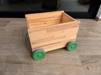Houten speelgoedbak op wieltjes, Enlèvement, Comme neuf