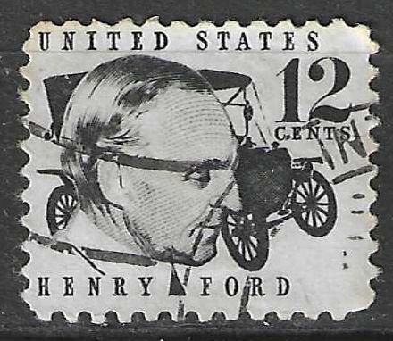 USA 1967/1968 - Yvert 819A - Henry Ford - 12 c. (ST), Postzegels en Munten, Postzegels | Amerika, Gestempeld, Verzenden