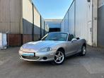 Mazda MX-5 1.8i 16v NBFL | Airco | Leder | Stoffen softtop, Auto's, 1025 kg, Achterwielaandrijving, Zwart, 4 cilinders