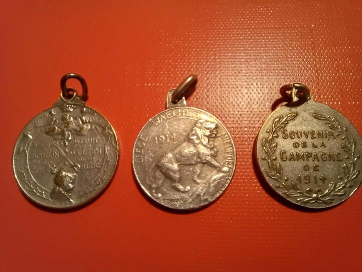 belgie medailles, Postzegels en Munten, Penningen en Medailles, Zilver, Ophalen