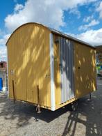 bouwkeet, schaftkeet, werfkeet met gewone trekhaak, Doe-het-zelf en Bouw, Bouwketen en Schaftketen, Ophalen, Gebruikt