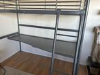 Lit mezzanine IKEA SVARTA avec bureau, Ophalen, Gebruikt, Hoogslaper