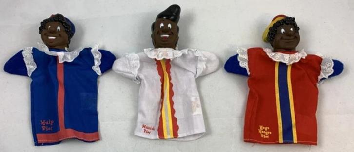 Club van Sinterklaas Jetix Zwarte Piet handpoppen set poppen, Diversen, Sinterklaas, Zo goed als nieuw, Verzenden