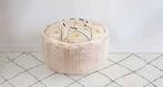 Poufs Artisanal en cuir véritable 50cm/30cm, Enlèvement ou Envoi, Neuf, Cuir