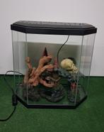 Aquarium met licht en decoratie, Dieren en Toebehoren, Ophalen of Verzenden, Zo goed als nieuw