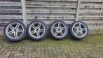 19 inch originele AMG velgen met WINTERbanden van E coupé, Auto-onderdelen, Banden en Velgen, Gebruikt, Velg(en), 275 mm, Winterbanden